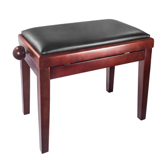 PB006 BANQUETA PIANO Regulable, Marrón Mate  PB006 BANQUETA PIANO Regulable, Marrón Mate