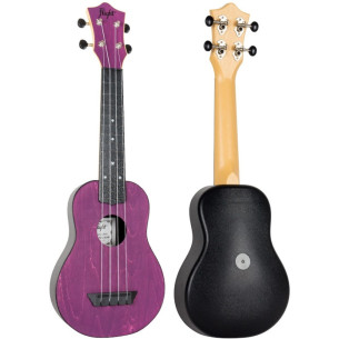 FLIGHT TUS-35PU Ukelele Soprano Travel Color Púrpura