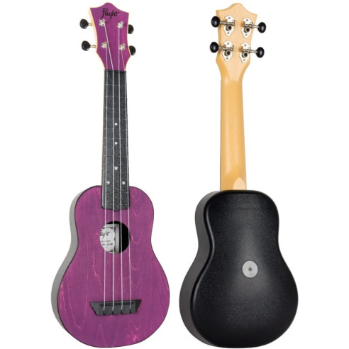 FLIGHT TUS-35PU Ukelele Soprano Travel Color Púrpura