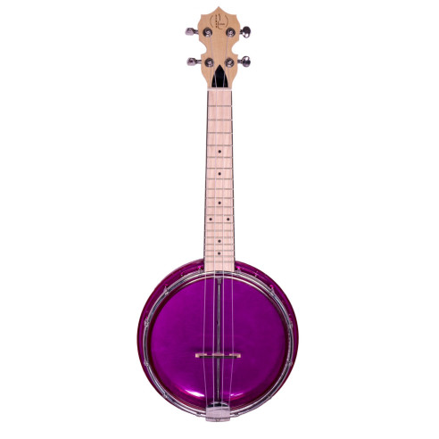 BB400P Banjolele 4 Cuerdas Púrpura