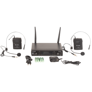 EKWLCC Sistema Inalámbrico Doble con 2 x Headset  2