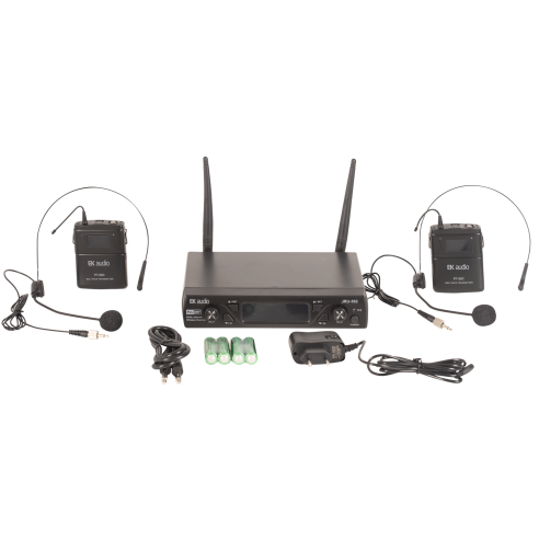 EKWLCC Sistema Inalámbrico Doble con 2 x Headset