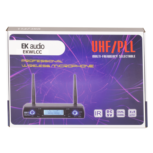 EKWLCC Sistema Inalámbrico Doble con 2 x Headset