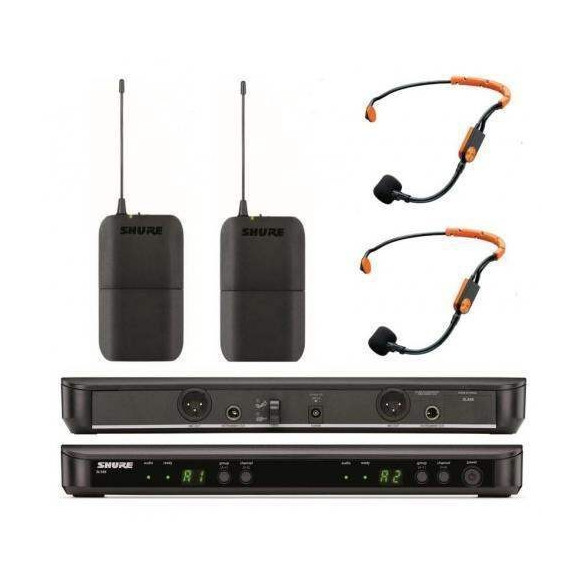 Microfono inalambrico dual de Diadema Shure BLX188E/SM31 Microfono inalambrico dual de Diadema Shure BLX188E/SM31