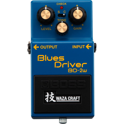Pedal de efecto Boss BD-2W Blues Driver de la serie  especial Waza Craf.
