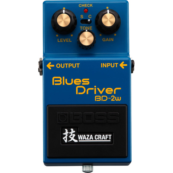 Pedal de efecto Boss BD-2W Blues Driver de la serie  especial Waza Craf.