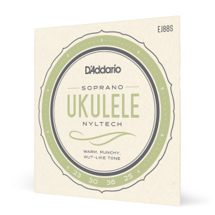 comprar Juego de cuerdas para Ukelele d'Addario EJ88S Cuerdas de Nyltech para ukulele soprano.