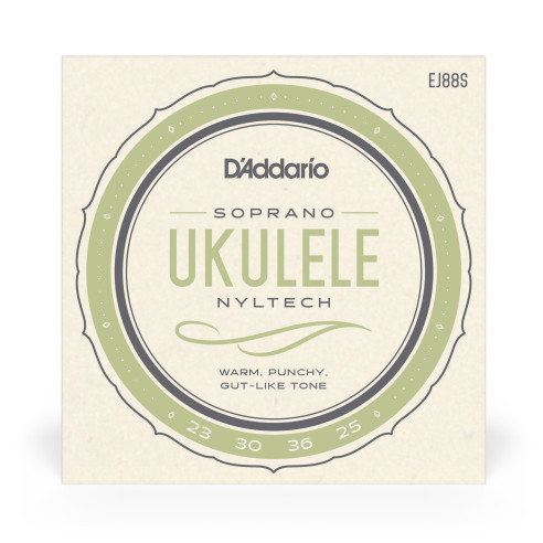 comprar Juego de cuerdas para Ukelele d'Addario EJ88S Cuerdas de Nyltech para ukulele soprano.