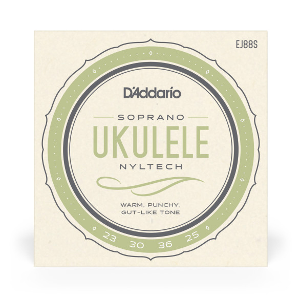 comprar Juego de cuerdas para Ukelele d'Addario EJ88S Cuerdas de Nyltech para ukulele soprano.