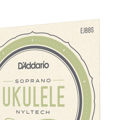 comprar Juego de cuerdas para Ukelele d'Addario EJ88S Cuerdas de Nyltech para ukulele soprano.
