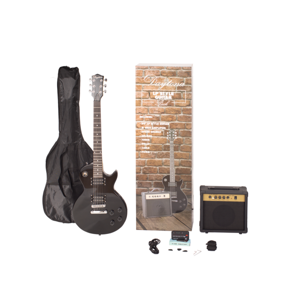 PGLPDBK PACK GUITARRA Eléctrica Les Paul Negra