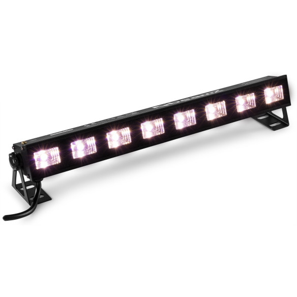 BUVW83 BAR 8x 3W Ultravioleta/Blanco Barra Leds BUVW83 BAR 8x 3W Ultravioleta/Blanco Barra Leds