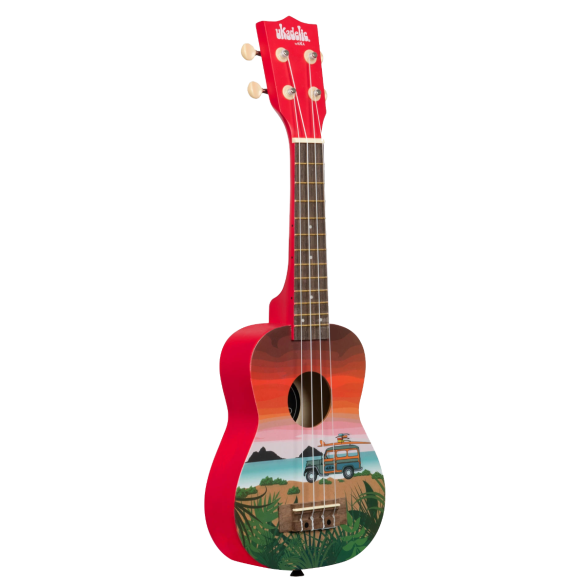 UKASURF Ukelele Soprano UKADELIC GRAPHIC TOP  UKASURF Ukelele Soprano UKADELIC GRAPHIC TOP