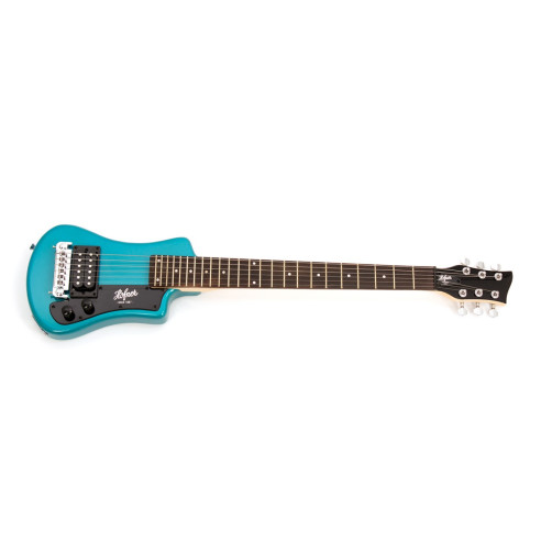 SHORTY BLUE Guitarra eléctrica de viaje Azul