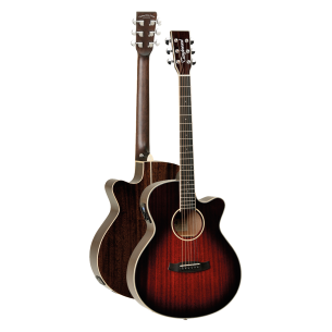 TW4AVBLH Guitarra Acústica Mini Jumbo Ctw Zurda 2