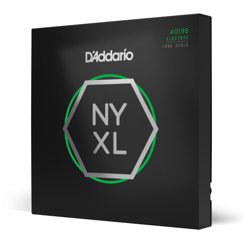 comprar Juego de cuerdas para Bajo Eléctrico d'Addario NYXL4095 de escala larga, calibre superligero, 40-95.