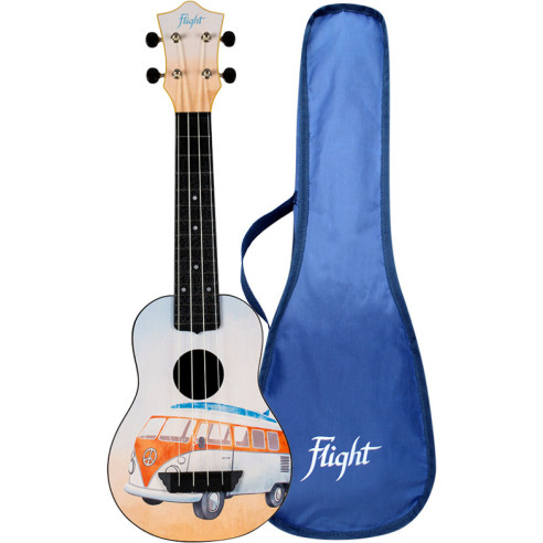 FLIGHT TUS-25 Ukelele Soprano Travel Bus