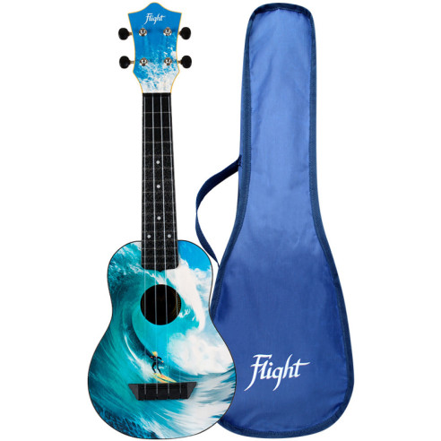 FLIGHT TUS-25 Ukelele Soprano Travel Surf