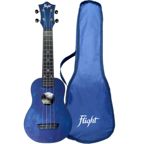 FLIGHT TUS-35DB Ukelele Soprano Travel Color Dark Blue