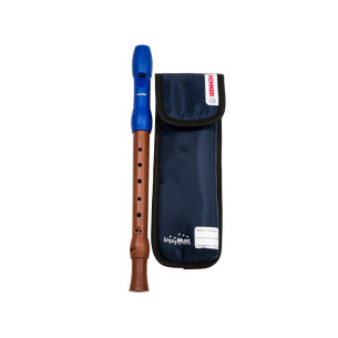 Hohner 9586-2 Flauta Soprano Mixta 2p Dig. Barroca Alegra Azul 2