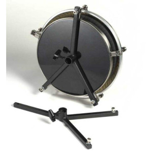 Travel Conga 11 3/4" Pearl PTC-1175N, con parche de piel Fiberskin con sonido real  pero tamaño de viaje. 2