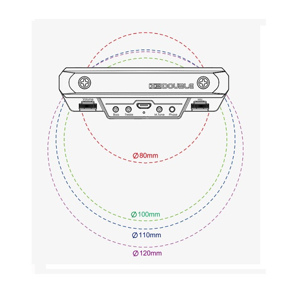 X2X0 PREAMPLIFICADOR Activo Guitarra Acústica