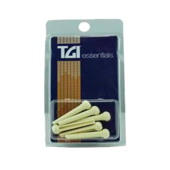 BP20W JUEGO 6 PIVOTES Guitarra Acústica blancos