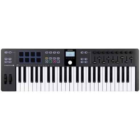 Arturia KEYLAB ESSENTIAL 49 MK3 BLACK Teclado controlador USB