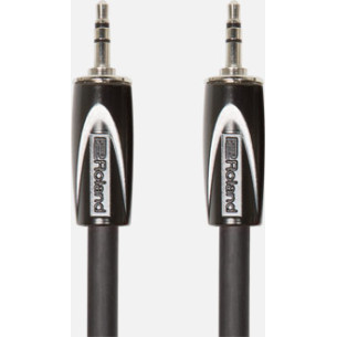 Cable de 3 Metros de Minijack Macho estéreo a Minijack Macho estéreo ROLAND Serie Black RCC-10-3535