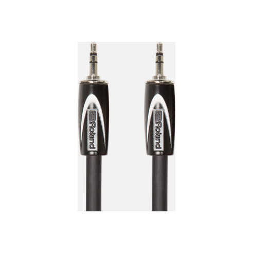 Cable de 3 Metros de Minijack Macho estéreo a Minijack Macho estéreo ROLAND Serie Black RCC-10-3535