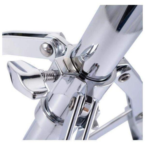 Sillín Redondo Pearl D-790 Fabricado en vinilo, Base sólida con patas de doble perfil y Altura regulable de 43 a 65 cm.