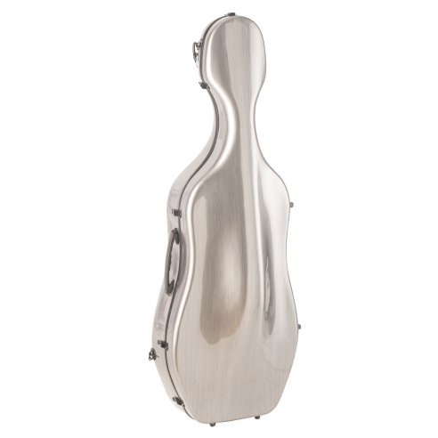 ECGR ESTUCHE CELLO 4/4 de Fibra de Vidrio Gris Plata