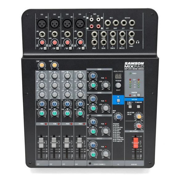 SAMSOM MIXPAD MXP124FX Mesa de mezclas 12 canales con efectos
