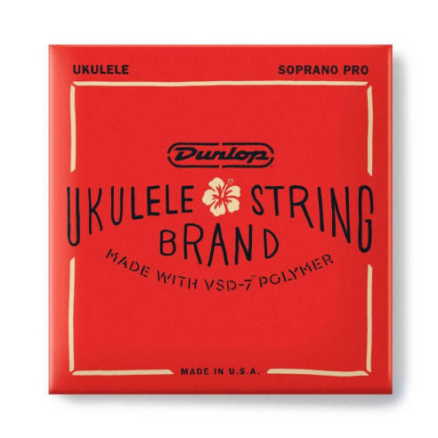 comprar Juego de 4 Cuerdas para ukelele soprano DUNLOP DUQ301, calibres 23, 31, 34 y 26, Fabricadas en USA.