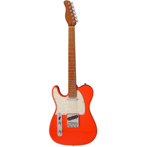 LARRY CARLTON T7 FRD FIESTA RED ZURDA Guitarra Eléctrica