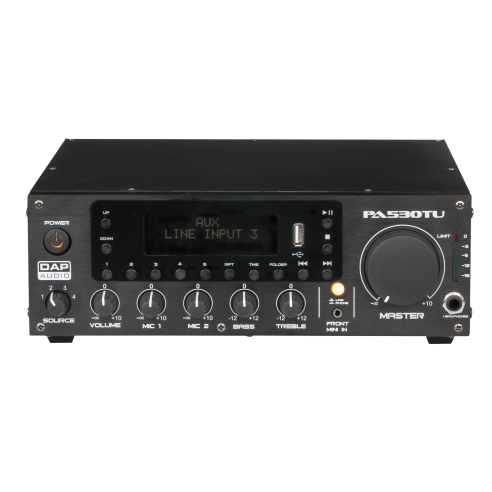 DAP AUDIO PA-530TU Amplificador Linea 100v