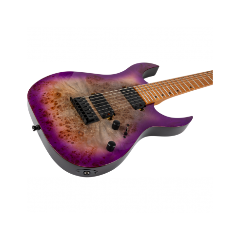 SPIRA S457-TPP TRANSPARENT PURPLE Guitarra Eléctrica 7 Cuerdas