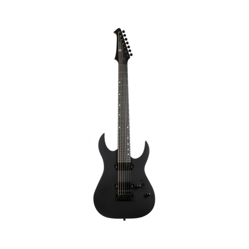 SPIRA S407-MBK SATIN BLACK Guitarra Eléctrica 7 Cuerdas