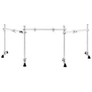 Rack de batería Pearl DR-513 con barras rectas, 4 abrazaderas de rack PCX100 y 2 abrazaderas de tubo PCL-100. 2