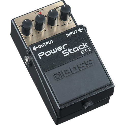 Pedal Boss ST-2 Power Stack, auténticos sonidos de amplificación en stack desde un pedal compacto.