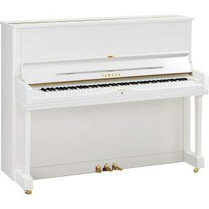 Yamaha YUS1 SH3 PWH Piano Acústico Vertical Silent Blanco Pulido