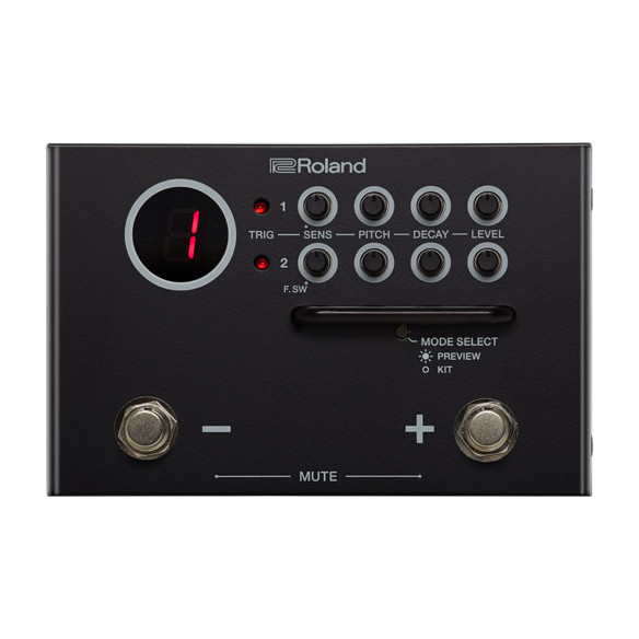 Módulo de disparador Roland TM-1 para añadir fácilmente más sonidos a tu kit de batería acústica. Módulo de disparador Roland TM-1 para añadir fácilmente más sonidos a tu kit de batería acústica.