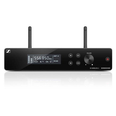 Sistema inalámbrico de diadema Sennheiser XSW2-Me3 Rango A para cantantes y presentadores.UHF, 12 canales,8 bancos,