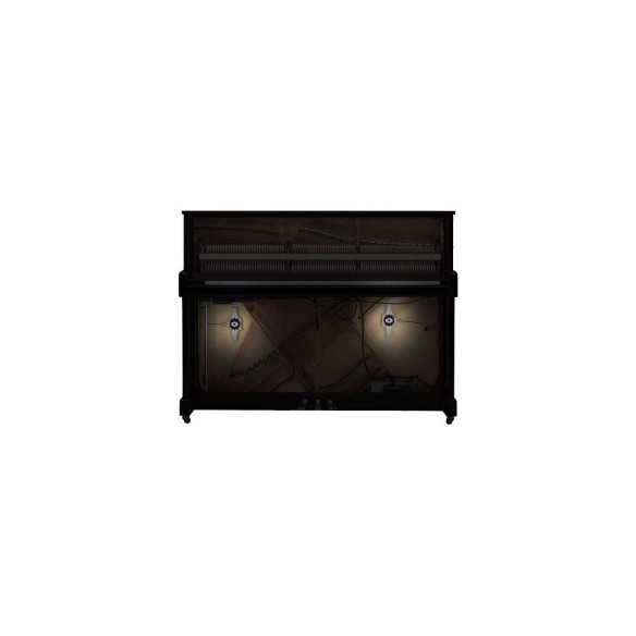 Yamaha B2E TC3 PW Piano Acústico Vertical TransAcoustic Nogal Pulido