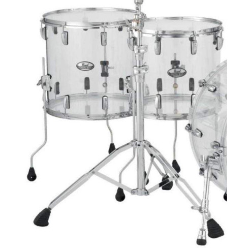 Set de Bateria Rock 22" de 4 piezas Pearl Crystal Beat CRB524FP en acabado Ultra Clear. Herrajes y platos no incluidos.