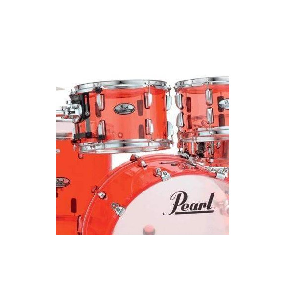 Set de Bateria Fusion 20" de 4 piezas Pearl Crystal Beat CRB504P en acabado Ruby Red. Herrajes y platos no incluidos.