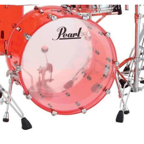 Set de Bateria Rock 22" de 4 piezas Pearl Crystal Beat CRB524P en acabado Ruby Red. Herrajes y platos no incluidos.