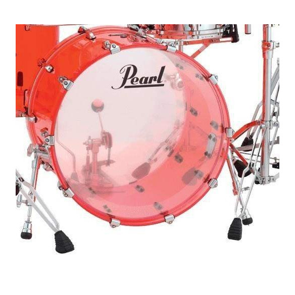 Set de Bateria Rock 22" de 4 piezas Pearl Crystal Beat CRB524P en acabado Ruby Red. Herrajes y platos no incluidos.