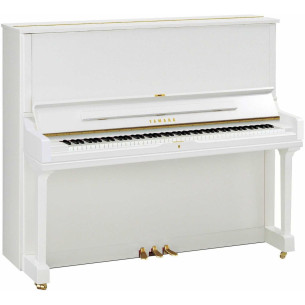 Yamaha YUS3S SH3 PWH Piano Acústico Vertical Silent