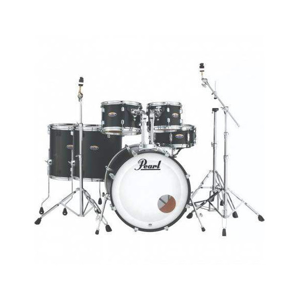 Pearl KIT DMP DECADE 2218B/1007T/1208T/1414F/1616F  1455S con Herrajes - Satin Slate Black